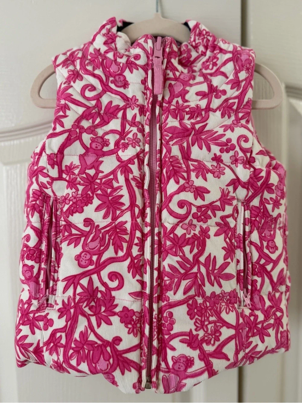 Lilly Pulitzer reversible kids vest size 4